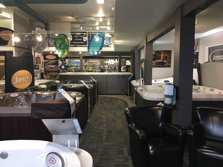 Eden Spas hot tub spa showroom in Prince George