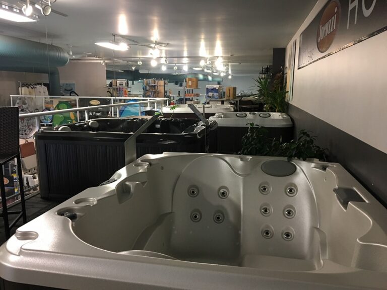 Eden Spas hot tub spa showroom in Prince George