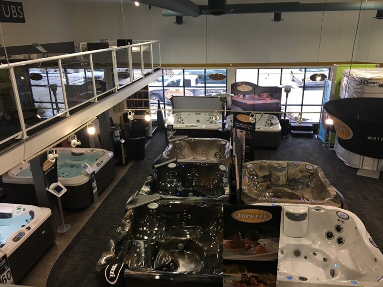 Eden Spas hot tub spa showroom in Prince George, BC